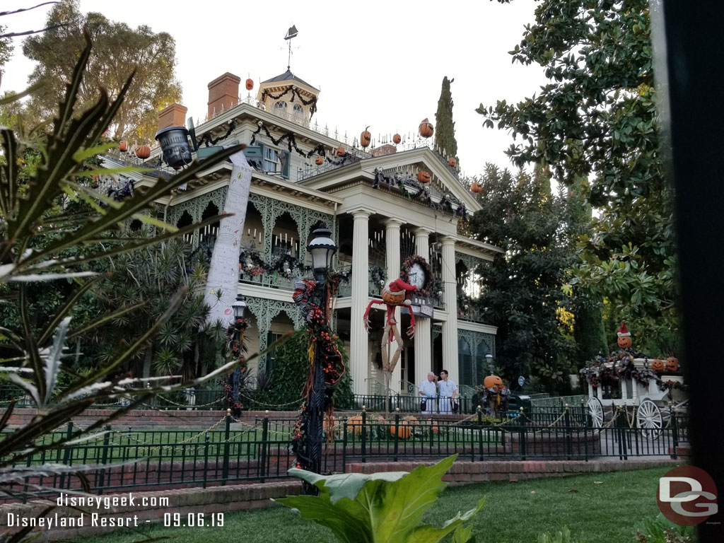 Haunted Mansion Holiday opened today.