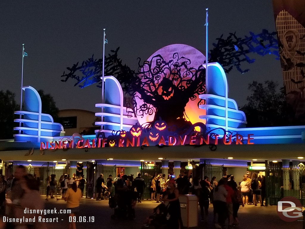 Disney California Adventure entrance.