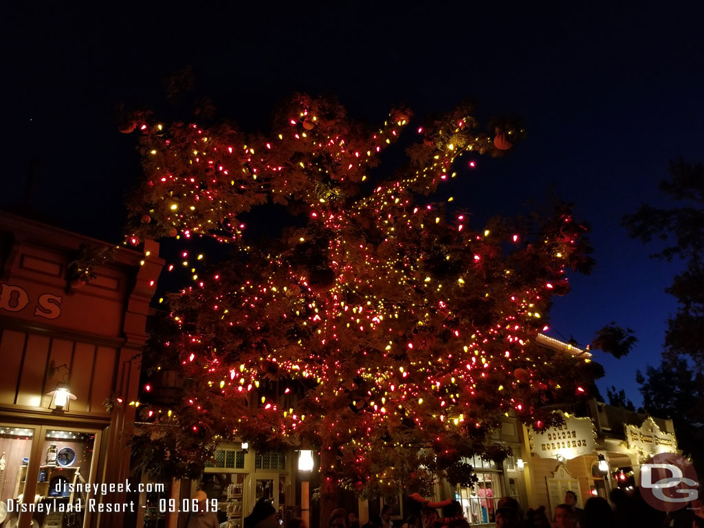 The Halloween Tree in Frontierland.