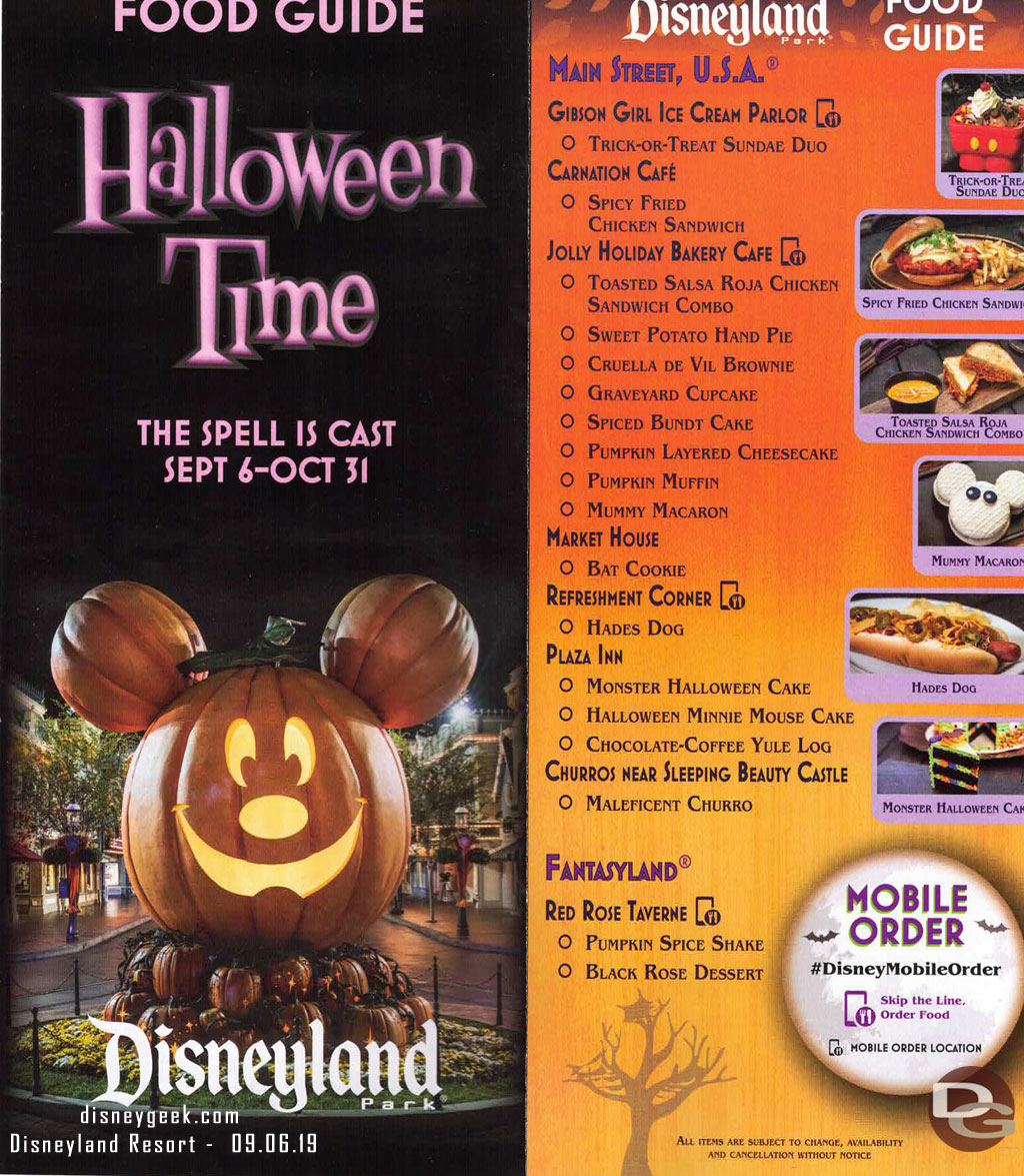 Disneyland Halloween Time Food Guide