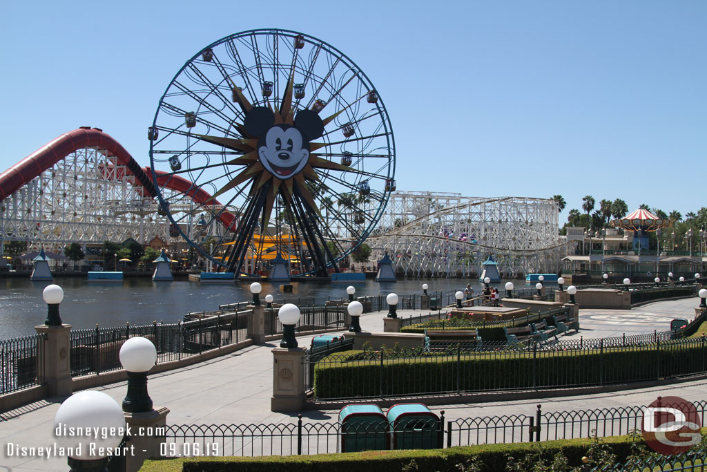 Paradise Park this afternoon.  The Tale of the Lion King wrapped up its run last week.  So all is quiet this hot afternoon.