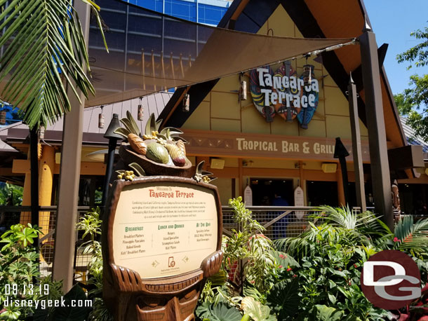 Passing Tangaroa Terrace