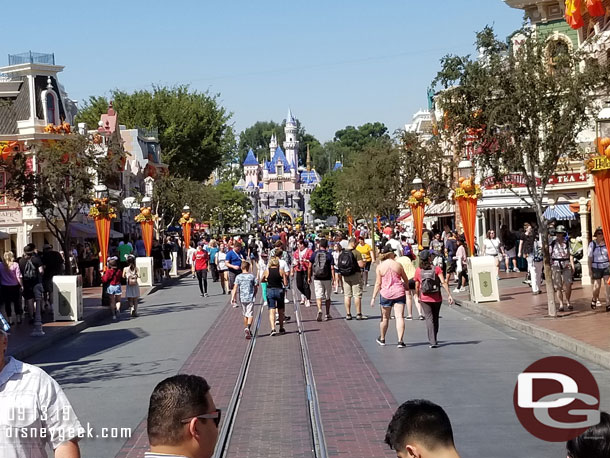 Main Street USA at 2:24pm