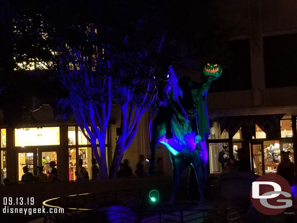 The headless horseman in Carthay Circle.