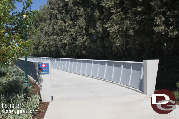 Some of the signage near the ramp to the bridge.