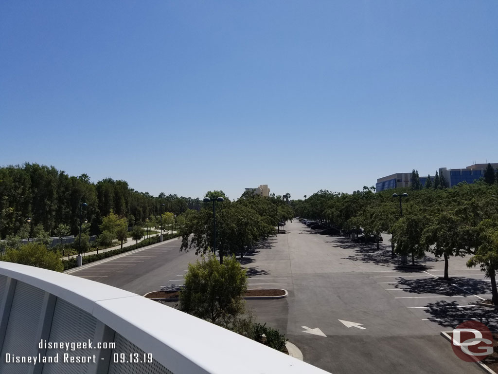 The Downtown Disney parking lot.  This lot is currently being used by Disneyland Cast Members, no guest parking.