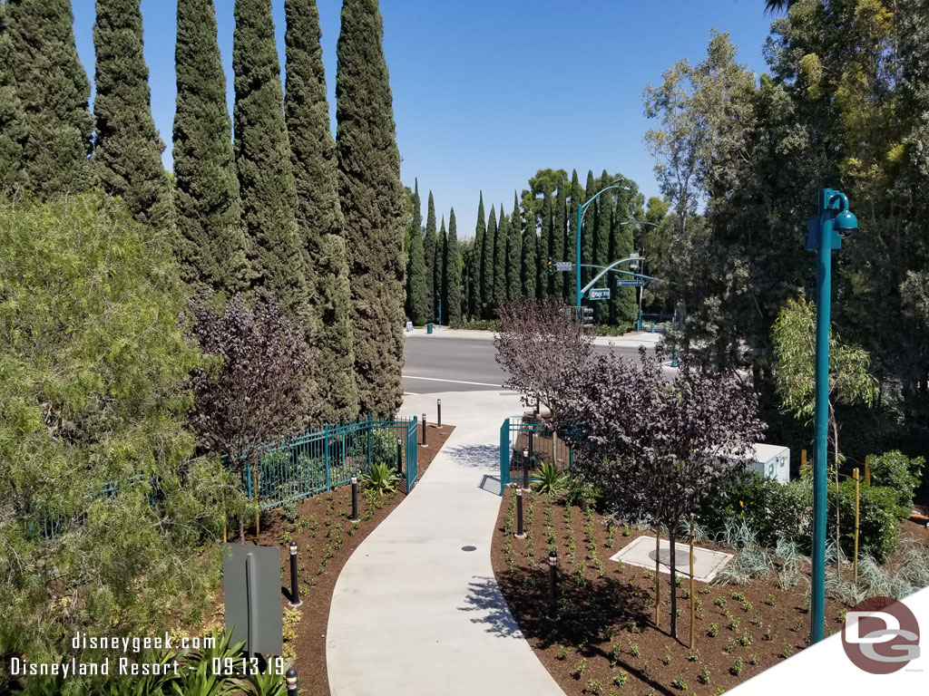 Looking toward Disneyland Drive.  The Downtown Disney sign is removed.