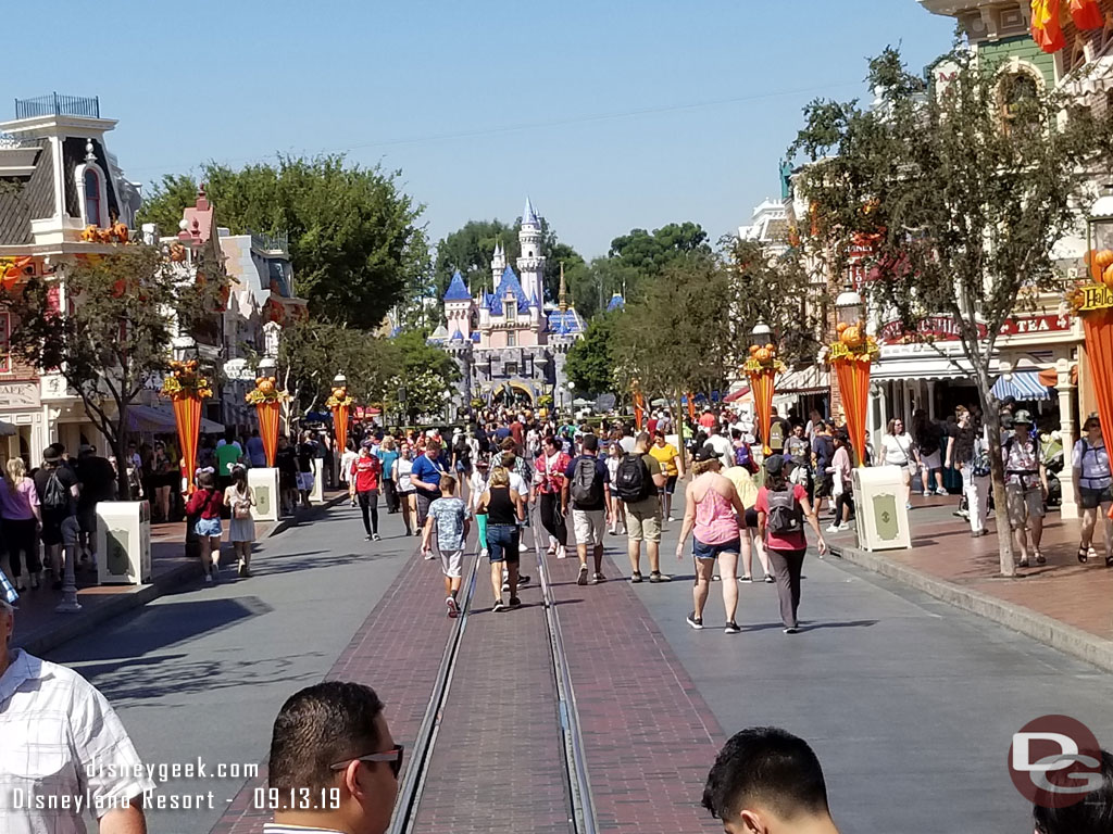 Main Street USA at 2:24pm