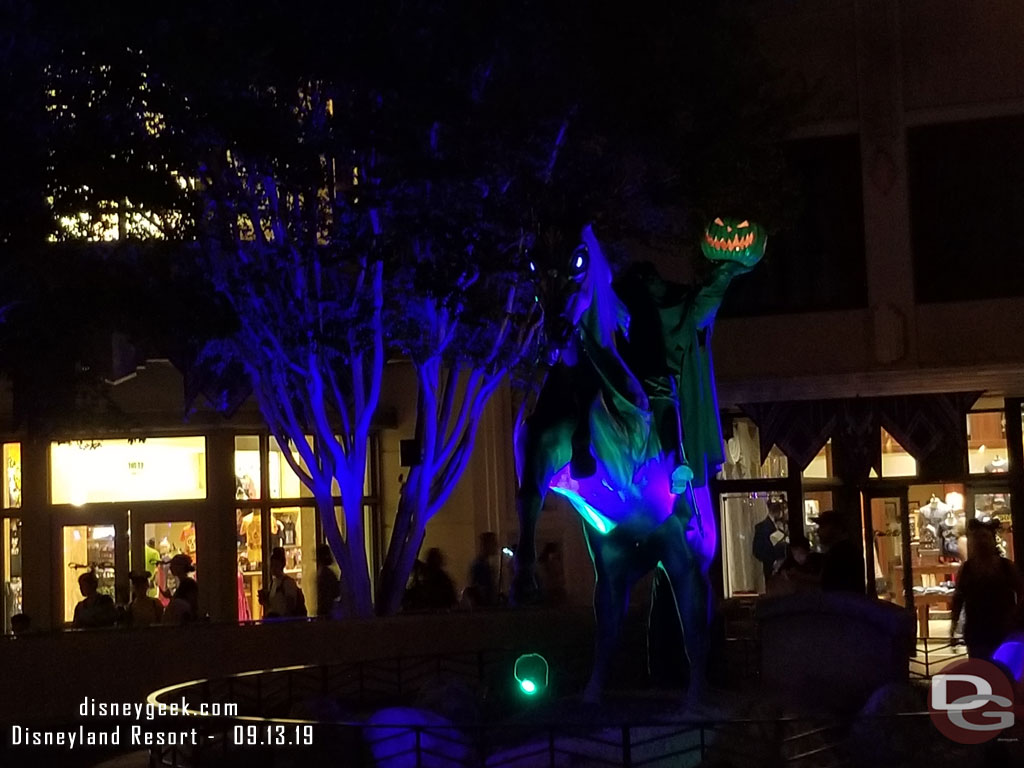 The headless horseman in Carthay Circle.