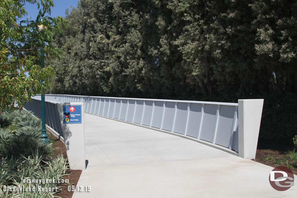 Some of the signage near the ramp to the bridge.