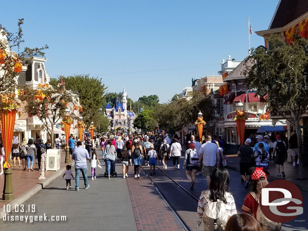 Main Street USA at 10am.