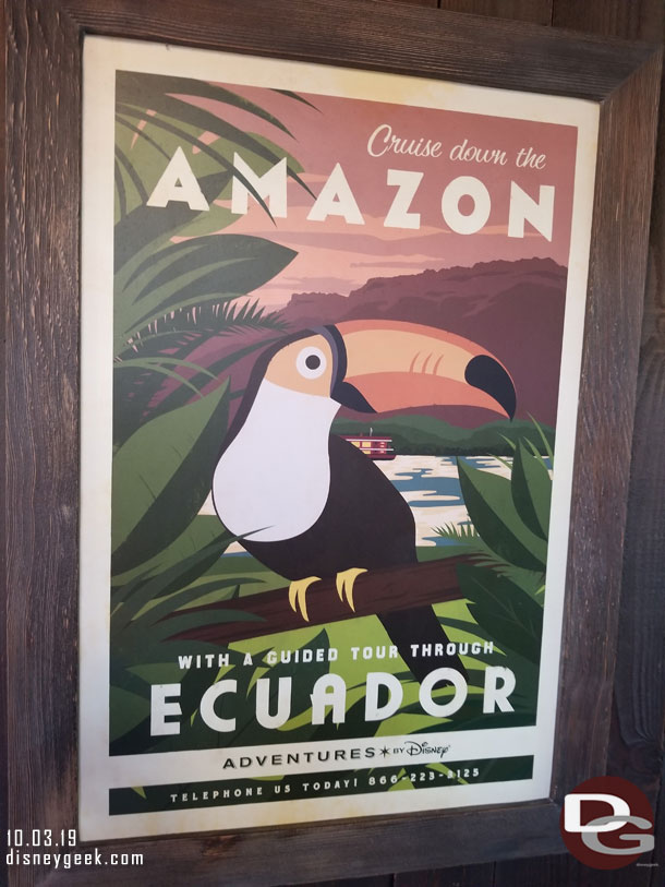 This sign went up several weeks (months) ago now but I have not ridden the Jungle Cruise until today, so here is my first clear picture of it.