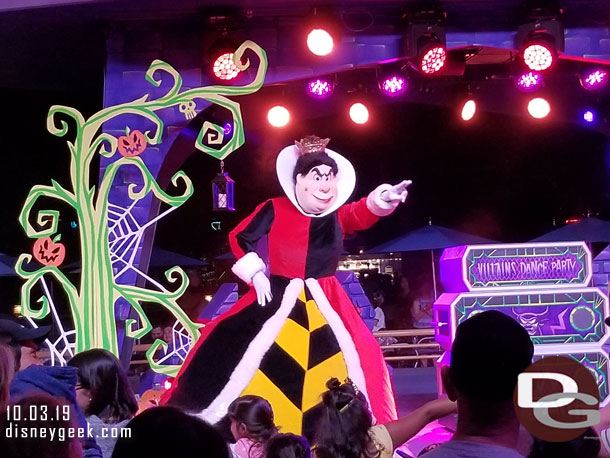 Stopped by the Villains Dance Party.. just the Queen of Hearts out when I was in the area.