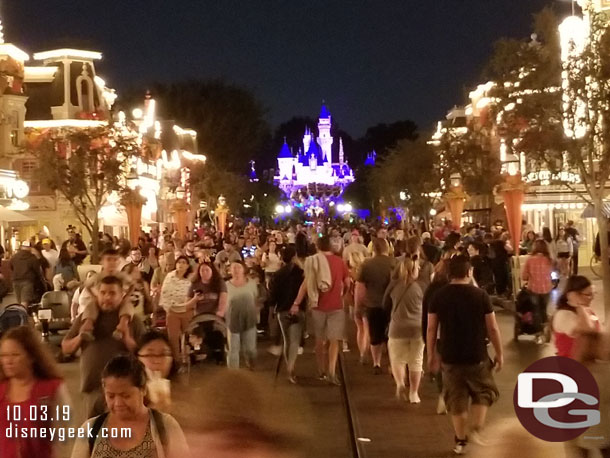 One last Main Street USA picture before leaving.