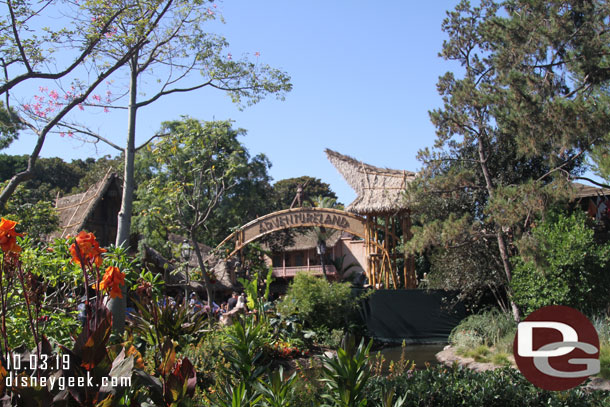 The Adventureland sign has received a new addition (on the right) since my last visit).