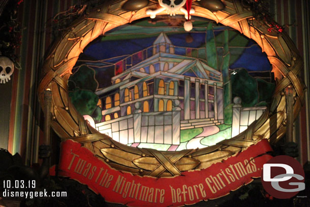 A visit to the Haunted Mansion Holiday.