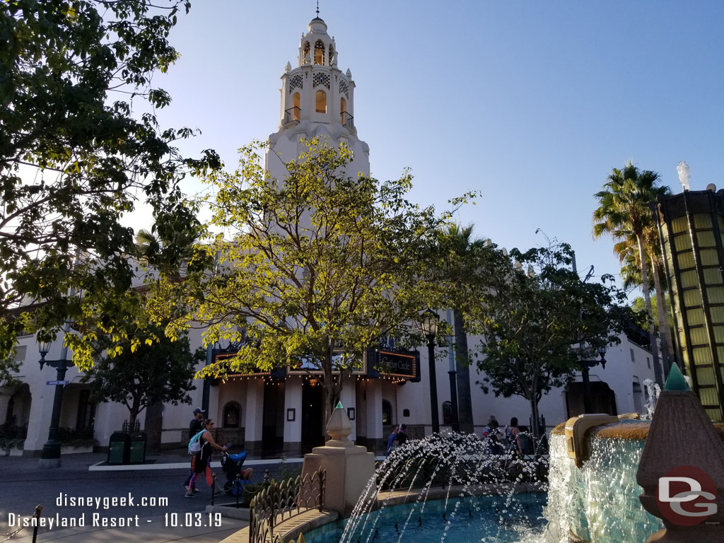 Passing through Carthay Circle.