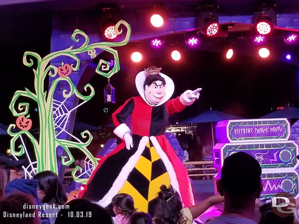 Stopped by the Villains Dance Party.. just the Queen of Hearts out when I was in the area.