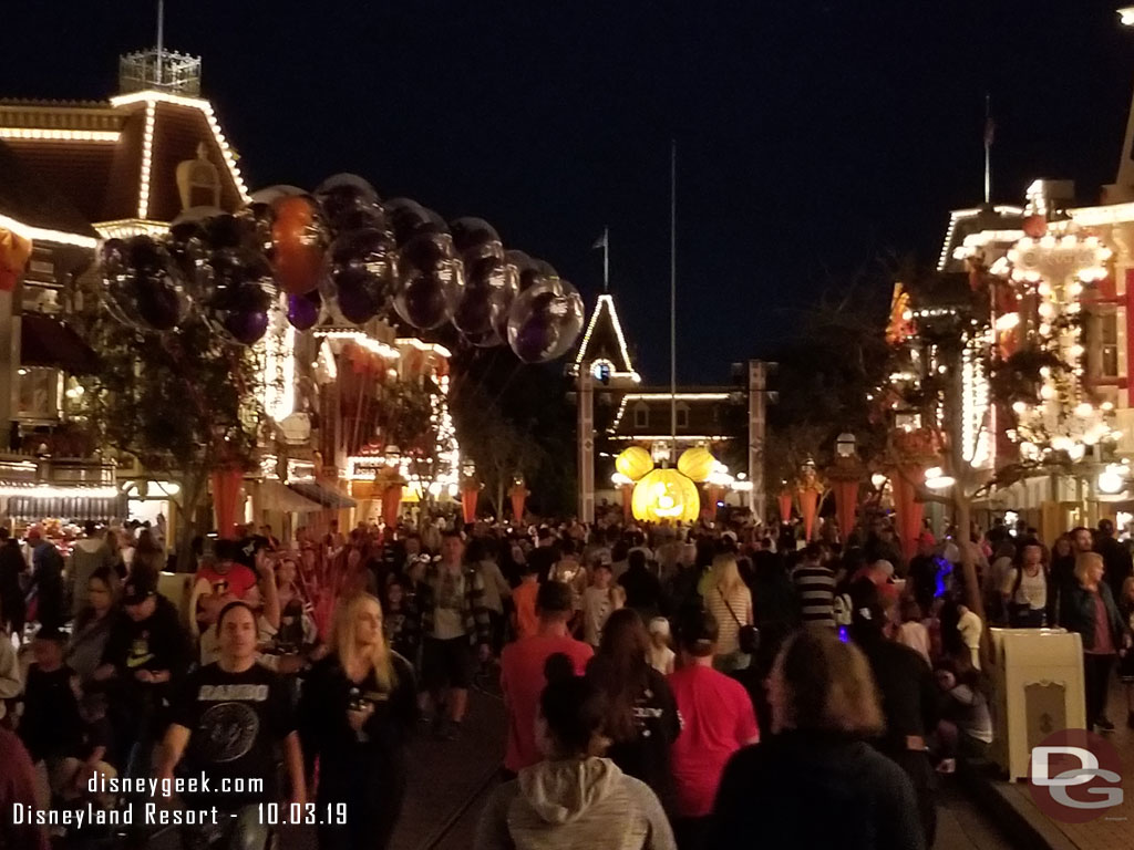 Main Street USA around 7:20pm