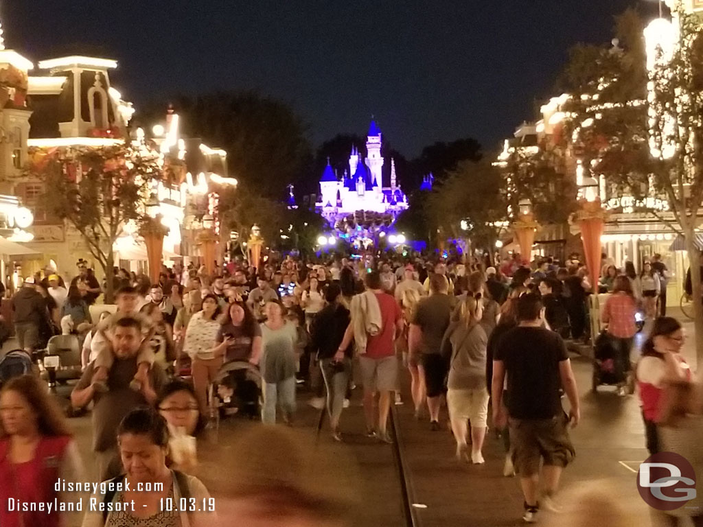 One last Main Street USA picture before leaving.