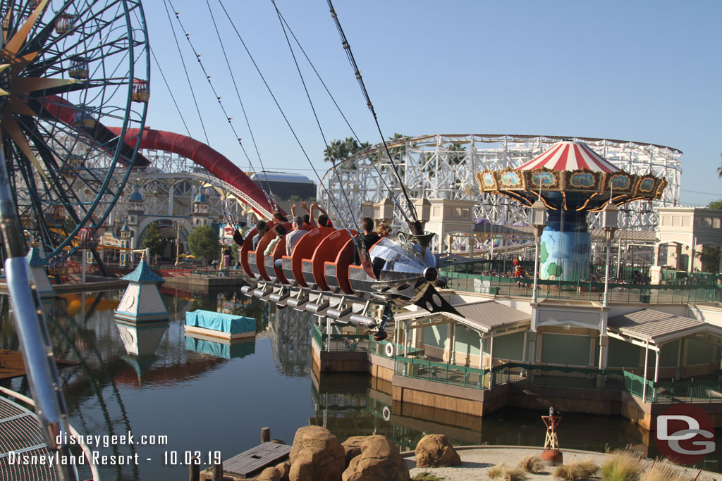 Went for a flight on the Golden Zephyr since there was no wait.