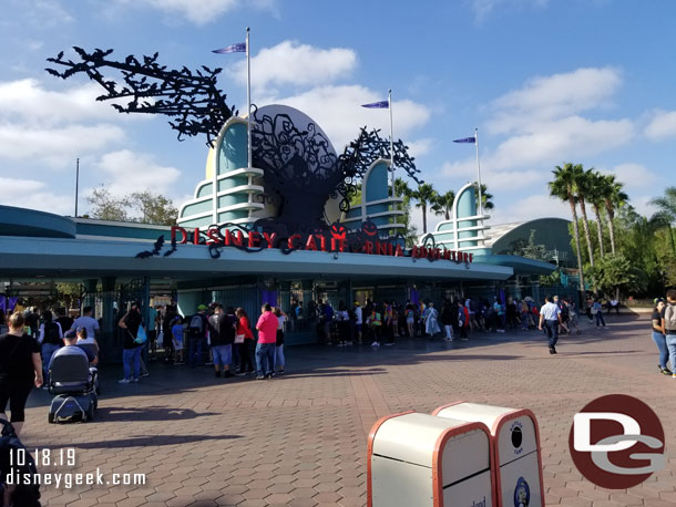 Short waits to enter DCA as I left.