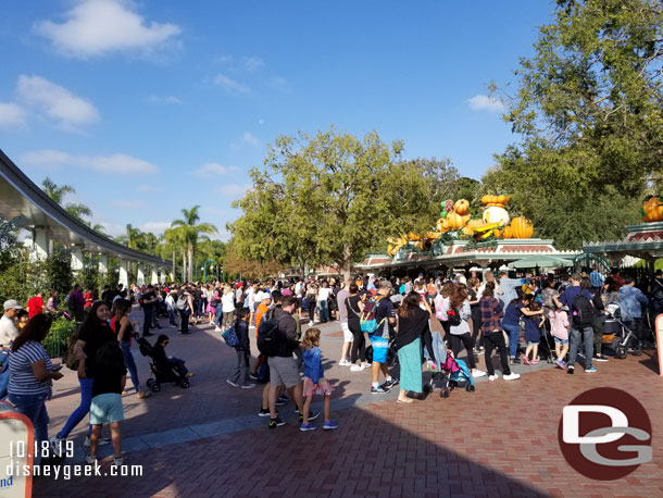 They moved quickly though, under 10 minutes from leaving DCA to Main Street.