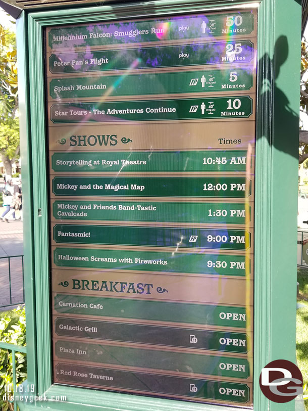 More wait times.