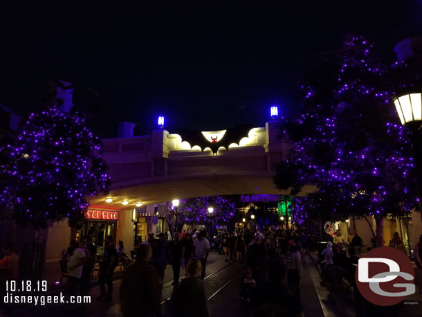 Returning to Disney California Adventure, Buena Vista Street.