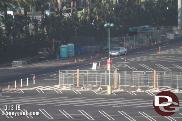 There is still one fence running through the center of the project and on the far left (south) side.