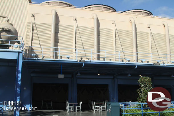 The former entrance to the theater is mostly seating space now.