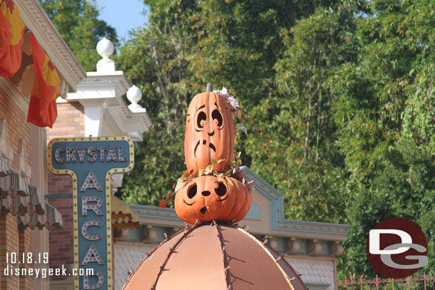 Random pumpkin picture as I made my way up Main Street USA