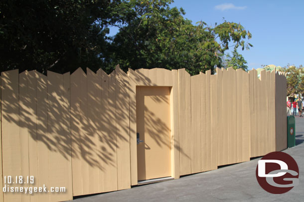 Some work going on as you enter Toon Town on the left by the park.