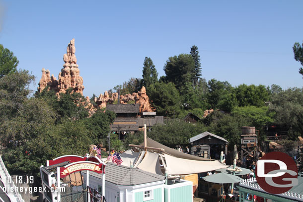 My view from the Mark Twain Riverboat.