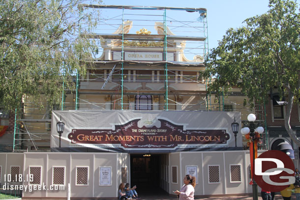 Another look at the renovation work at the Opera House