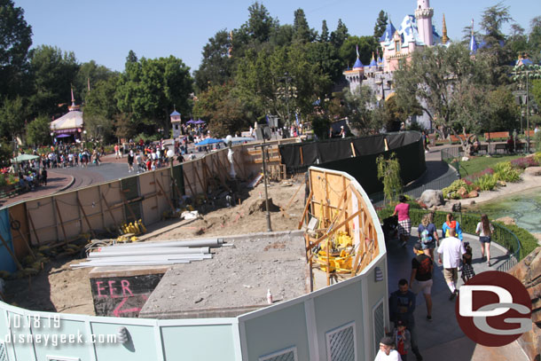 Time for a flight on the Astro Orbitor to check out the work. This section on the north side does not have a lot of visible progress.