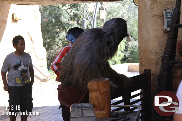 Chewbacca checking out the Marketplace