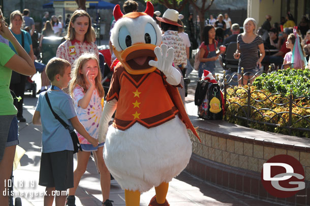 Donald Duck on Buena Vista Street