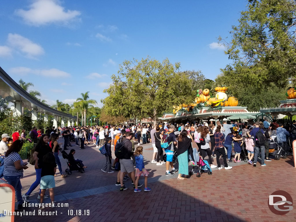 They moved quickly though, under 10 minutes from leaving DCA to Main Street.