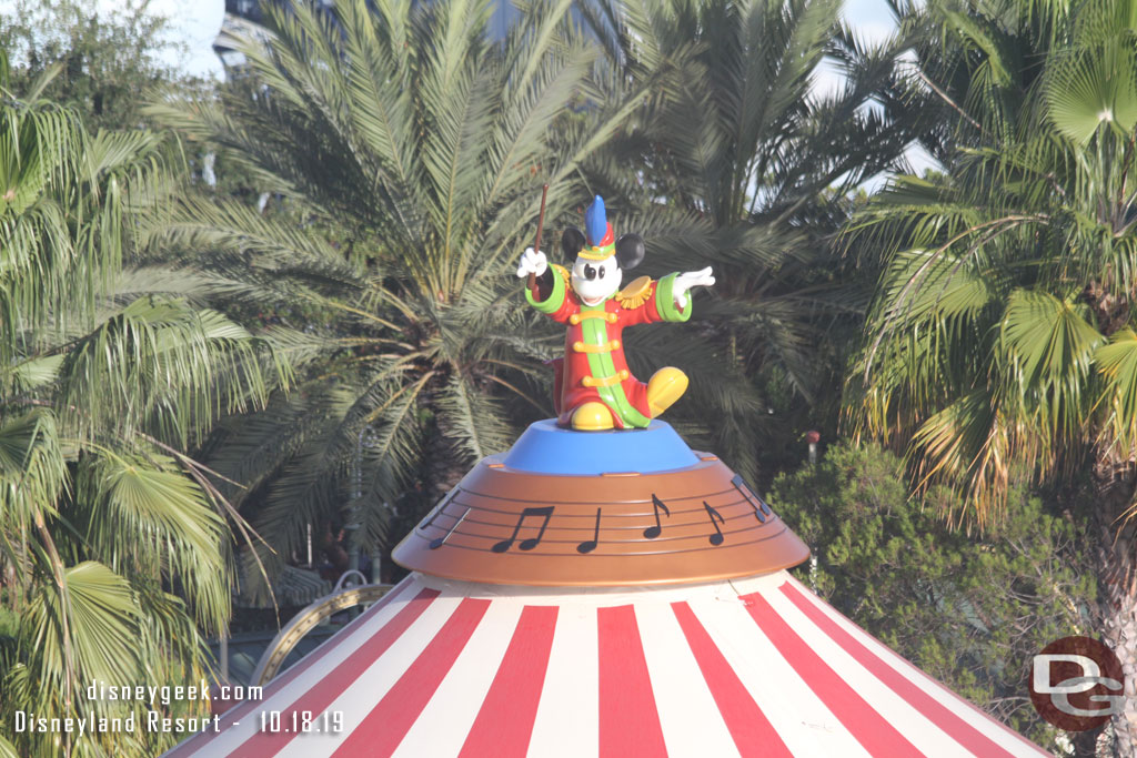 A better picture of Mickey on the Silly Symphony Swings.