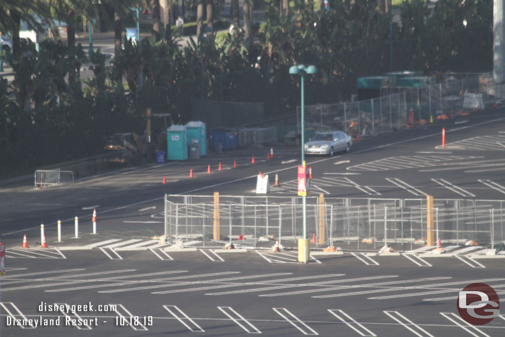 There is still one fence running through the center of the project and on the far left (south) side.