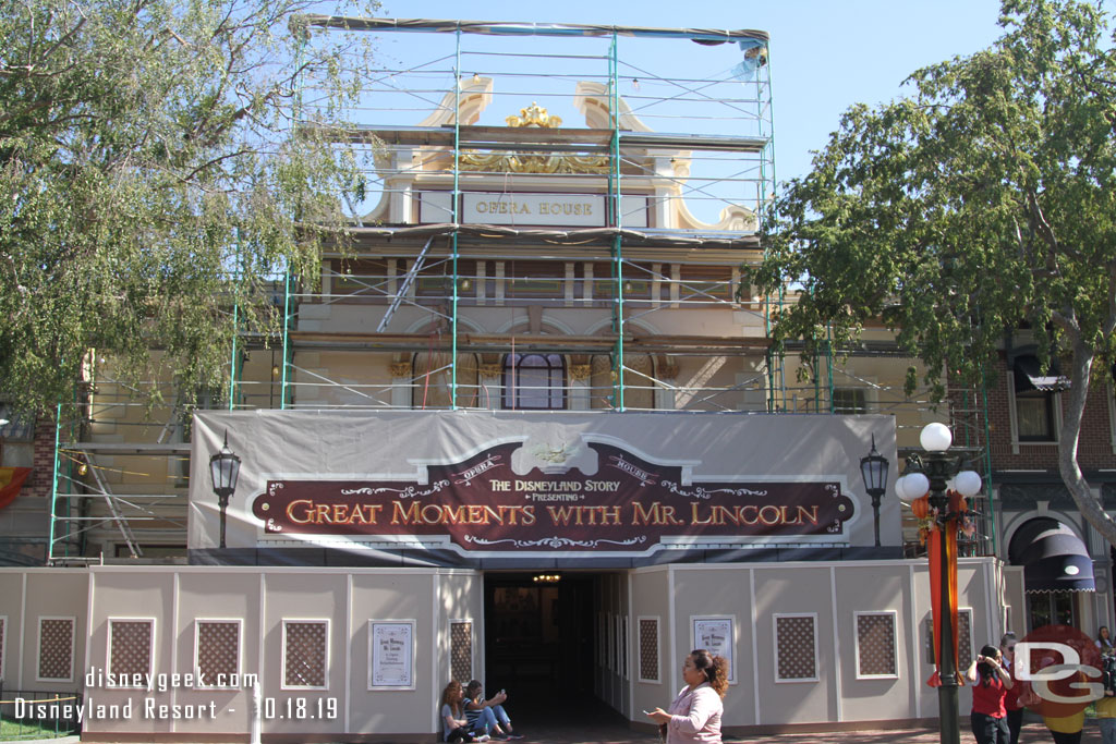 Another look at the renovation work at the Opera House