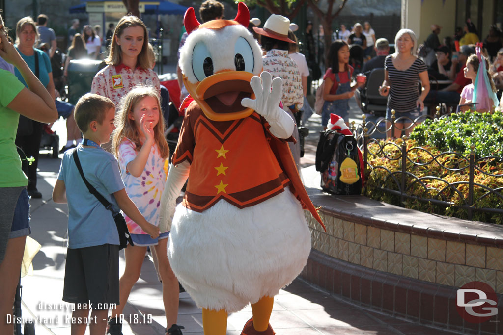 Donald Duck on Buena Vista Street