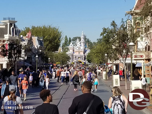 Main Street USA this afternoon