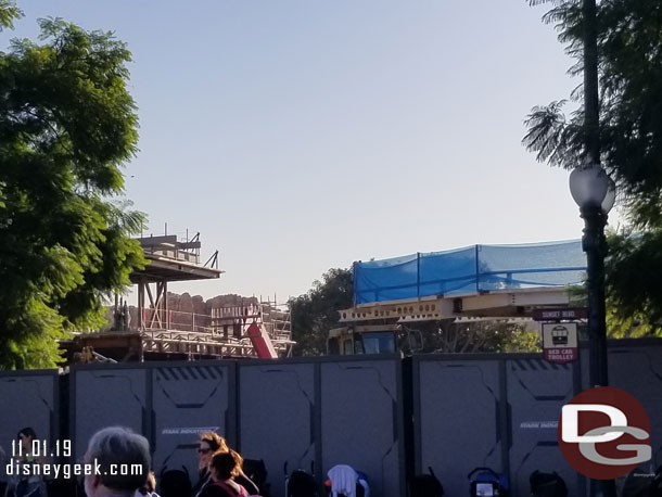 Avengers Campus work from Hollywood Land.