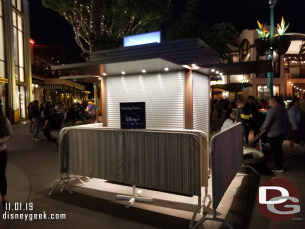 A Disney Plus kiosk coming soon.