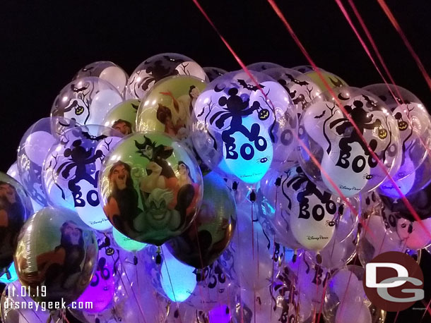 Halloween Balloons on Main Street USA