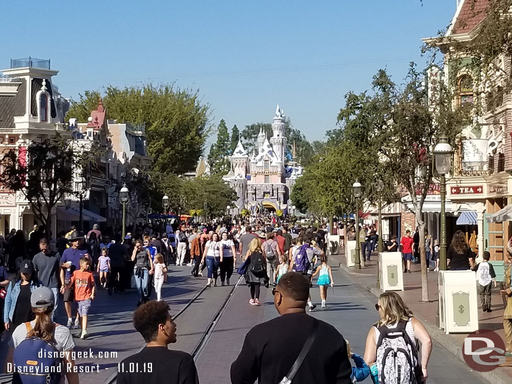 Main Street USA this afternoon