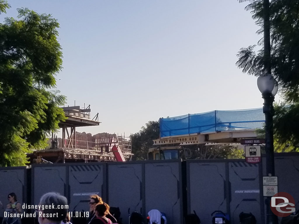 Avengers Campus work from Hollywood Land.