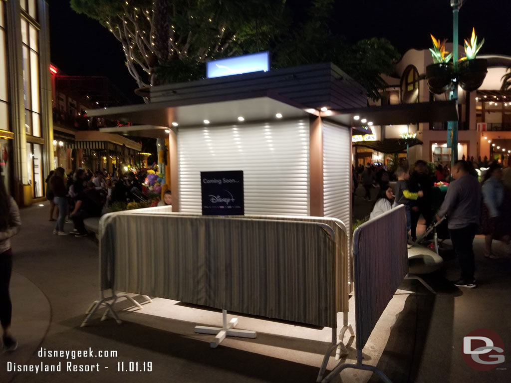 A Disney Plus kiosk coming soon.